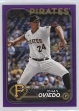 2024 Topps Series 1 Meijer Purple Johan Oviedo #65 4z8