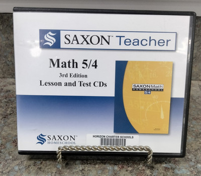 Saxon Teacher Math 5/4 3rd Edition Lesson and Test CDs