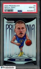 2024-25 Panini Prizm Black Prizmania #6 Nikola Jokic Nuggets SSP CASE HIT PSA 10