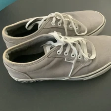 Vans Mens Off The Wall 721356 Gray Casual Shoes Sneakers Size 9