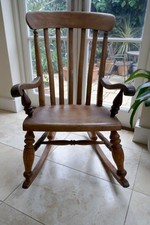 Victorian Farmhouse Rocking Chair In Good Condition