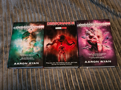 Dissonance: Volume I-3 Reality/Reckoning/Renegade- BY AARON RYAN HARDCOVERS