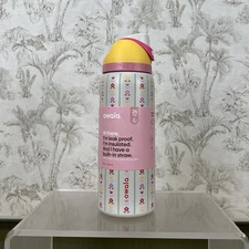 owala 32oz straw Insulated waters bottle double-layer  steel vacuum thermal.