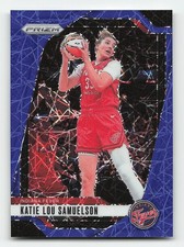 2024 Panini Prizm WNBA #128 Katie Lou Samuelson Blue Velocity Prizms