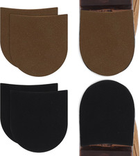 2 Pairs Shoe Repair Rubber Heels Non-Slip Replacement Pads for Boots Dress Shoes