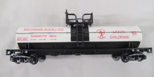 HO AHM #5276G White-Single-Dome Tank Car Mich Alkali Co GATX 39617 RTR w/OB