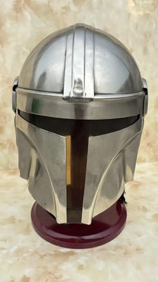 Steel Mandalorian Style Helmet | Cosplay Star Warrior Armor