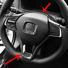 Steering Wheel Cover Trim Accessories Carbon Fiber for 2018-2022 Honda Accord