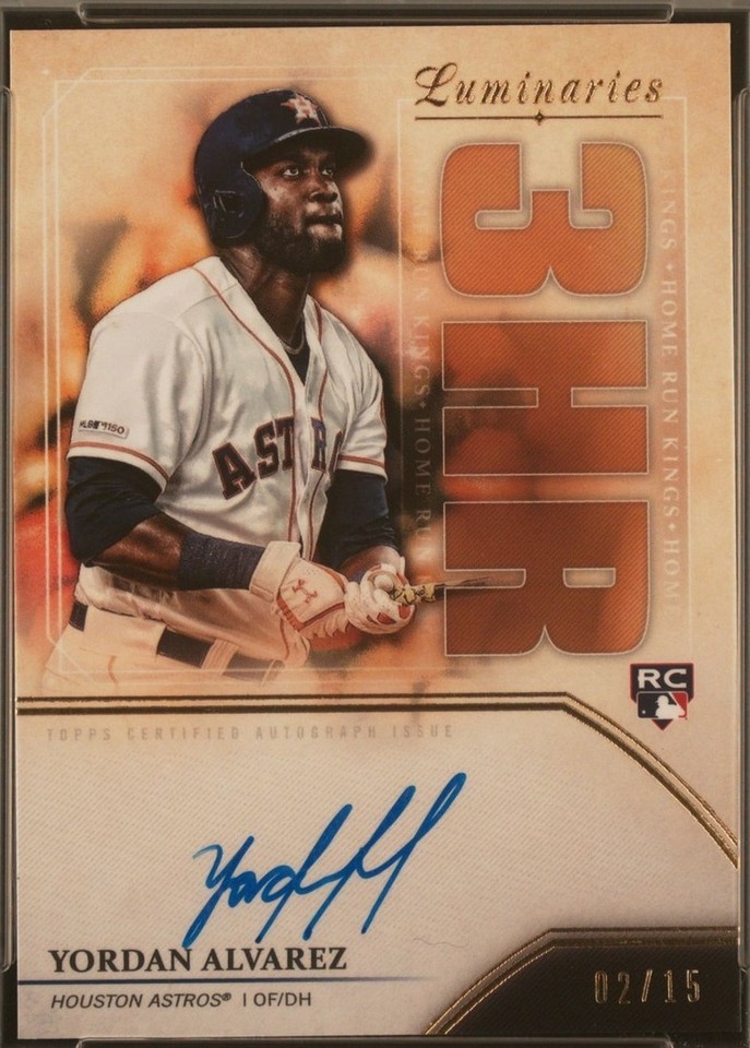 2020 Topps Luminaries - Yordan Alvarez #HRK-YA for sale | eBay