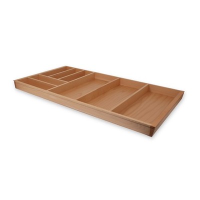 Sedia Linda Holz Besteckeinsatz für 100 cm Schublade Buche Besteckkasten