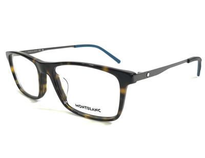 Montblanc Eyeglasses Frames MB0120OZ 002 Tortoise Gunmetal Star Logos 54-17-145