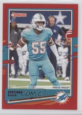 2020 Panini Donruss Press Proof Red Jerome Baker #154 y0i
