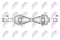 NTY Antriebswelle NPW-TY-217 FüR Lexus