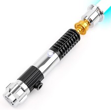 Lightsaber Dueling Light Saber with 12 RGB Colors 16 Sound Fonts and Motion C...