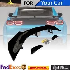 ZL1 1LE Style Glossy Black Rear Trunk Wing Spoiler For 2016-2022 Chevy Camaro