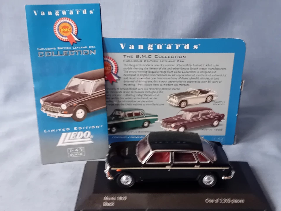 Corgi Vanguards 1:43 Scale - Morris 1800 - Black - Ltd Edt - VA08906. - Image 4 of 4