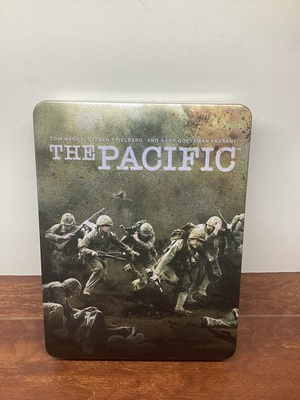 #ad ☆The Pacific Blu Ray 2010 6 Disc Set Metal Tin 10 Part HBO Mini Series Box☆ $14.97