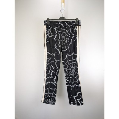 Palm Angels Spider Web Classic Track Pant in Black Off White BNWT XXL