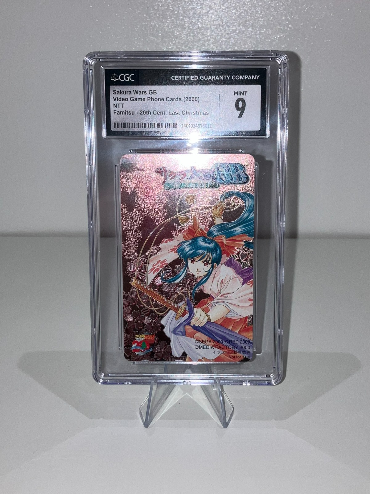 2000 Sakura Wars GB Famitsu Foil Japan Telephone Phone Card CGC 9 Mint