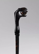 Wooden walking stick hand carved hand handmade wooden walking gift