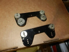 2 A C Gilbert Erector Hudson "JK" Steam Chest Plates, Original