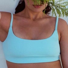 Andie Swim The Maui Top Bikini Swimsuit Hydrangea Blue size XS NWT