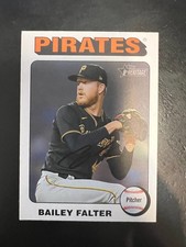 2024 Topps Heritage Mini Bailey Falter White Border SP #89