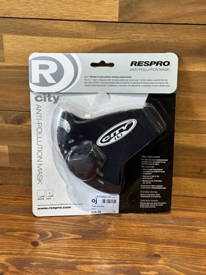 Respro City Anti-Pollution Maske Schwarz Größe L Neu