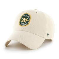 '47 Brand Cap Mlb Athletics Crosspatch Cord '47 Clean Up Natural Basecap Patch
