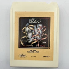 Dr. Hook - Pleasure & Pain - Restored 8 Track Tape - New Pad and Splice