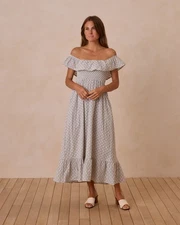 Rylee + Cru Gia Dress Seafoam Small Women’s Casual Summer Dress