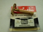 VINTAGE GILLETTE GOLD ARISTOCRAT  COMB RAZOR - SHAVE READY