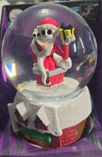 Disney Tim Burton's The Nightmare Before Christmas Santa Jack Snow Globe