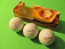 Vintage MacGregor Jack Nicklaus Golden Bear 2, One Sleeve of 3 Balls.