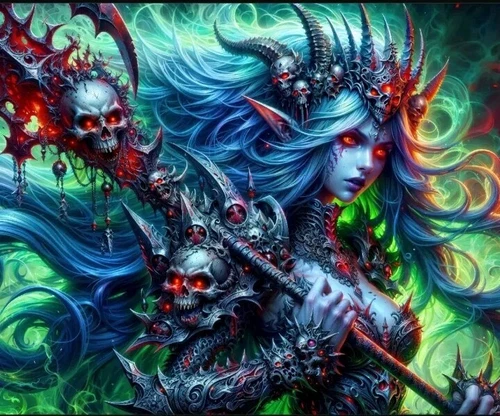 1 OZ .999 PURE SILVER HAYLEYBUG MINT THORN QUEEN COLORIZED ART BAR SEXY GIRL