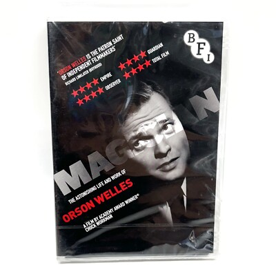 Magician:  Astonishing Life & Work of Orson Welles (BFI, 2015, Region 2 DVD) NEW