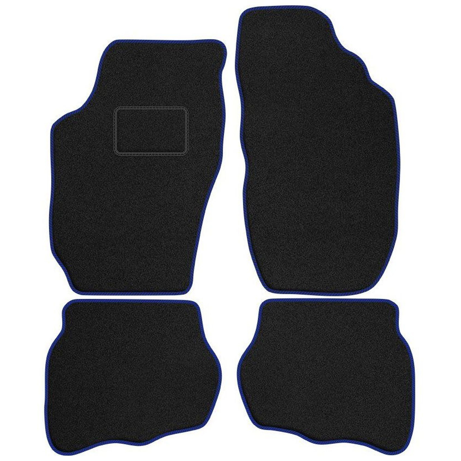 Tapis Sol Velour STREAK Bleu pour Skoda Fabia I 1999-2007
