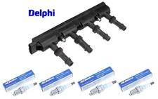 Ignition Coil Pack & Spark Plug DELPHI/AcDelco for Buick Cadillac Chevrolet 1.4L