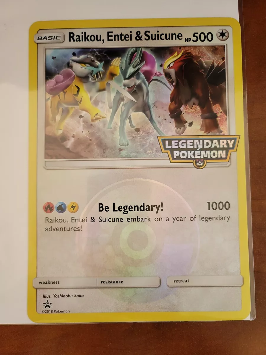 Raikou, Entei & Suicune - Oversized Promo