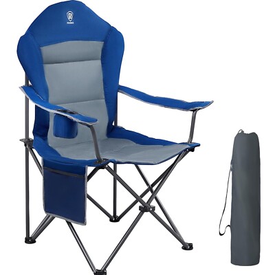 Luxus Faltbare Campingstuhl 160 KG   Hohe Rückenlehne & Komfort für den Garten