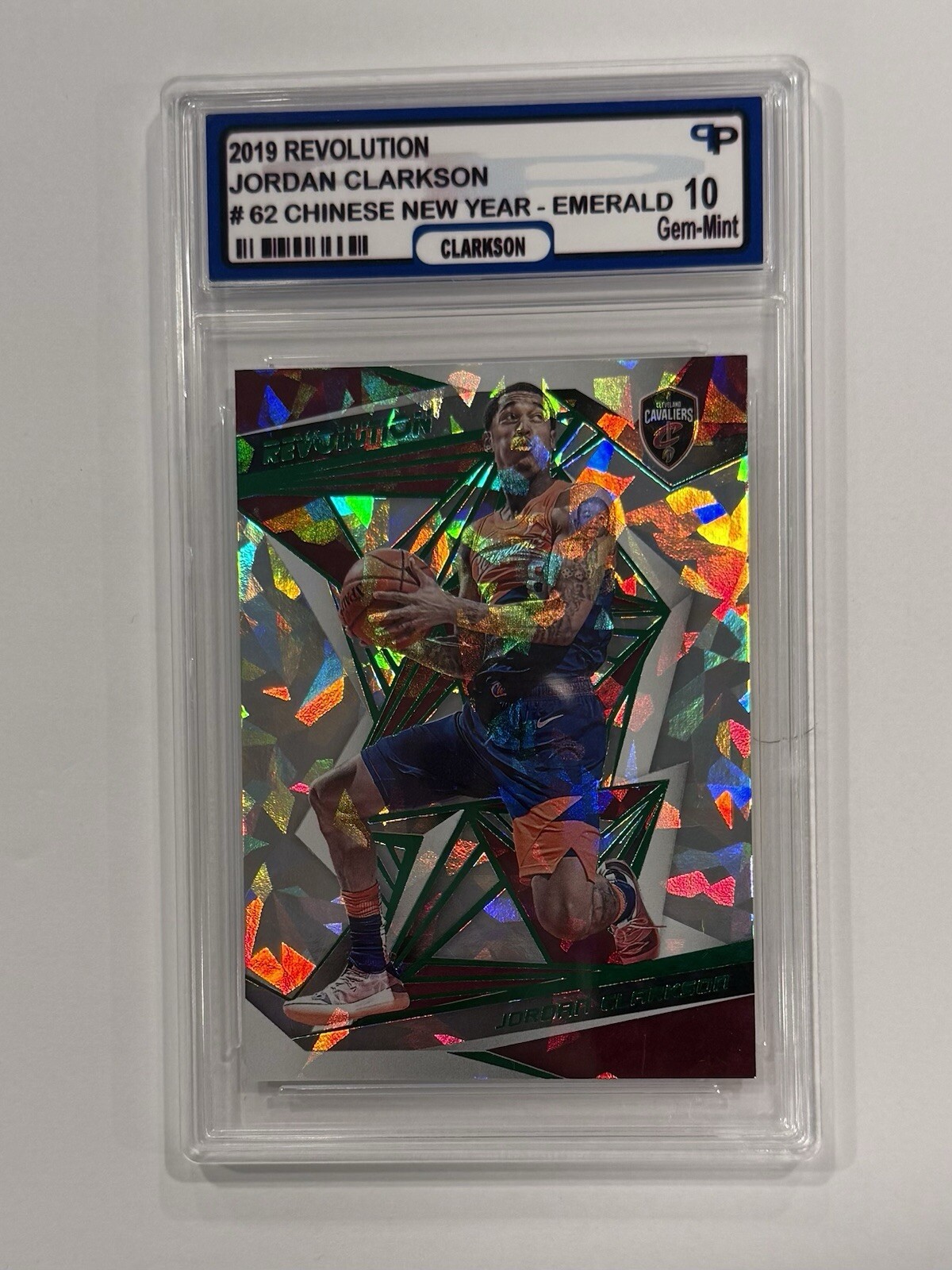 2019 Revolution #62 Jordan Clarkson Chinese New Year 52/88 Gem Mint 10