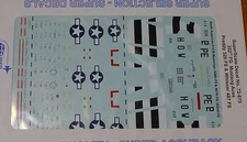 Microscale Decal 1:72 Scale #72-875 / North American P-51B Mustangs: 328th FS &