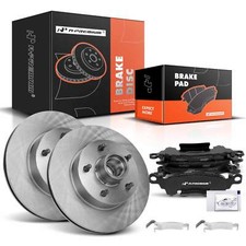 A-Premium Disc Brake Rotor & Brake Pad Front for Chevy Camaro Impala Buick Olds