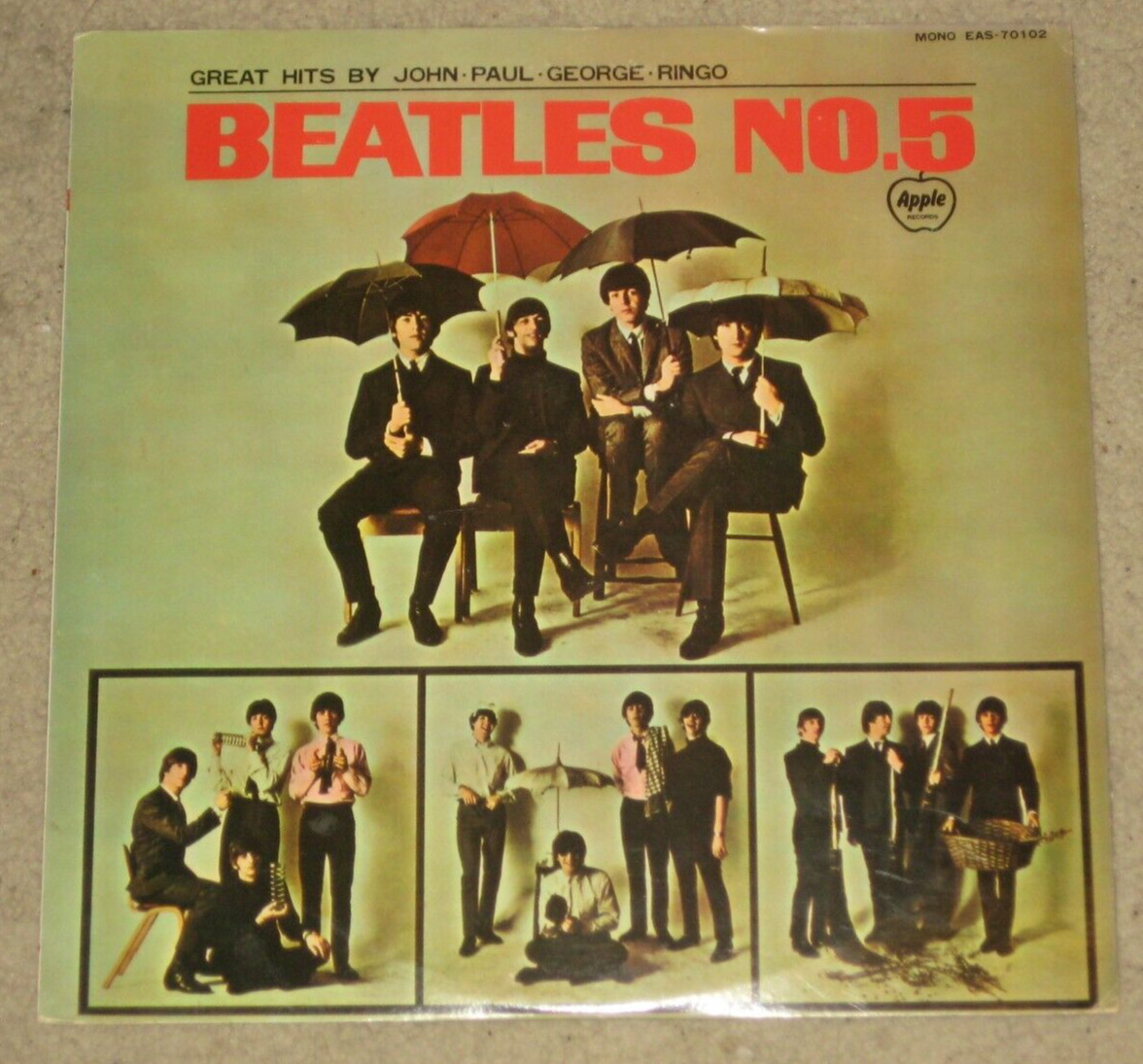 Beatles No. 5 Apple mono Japan import LP