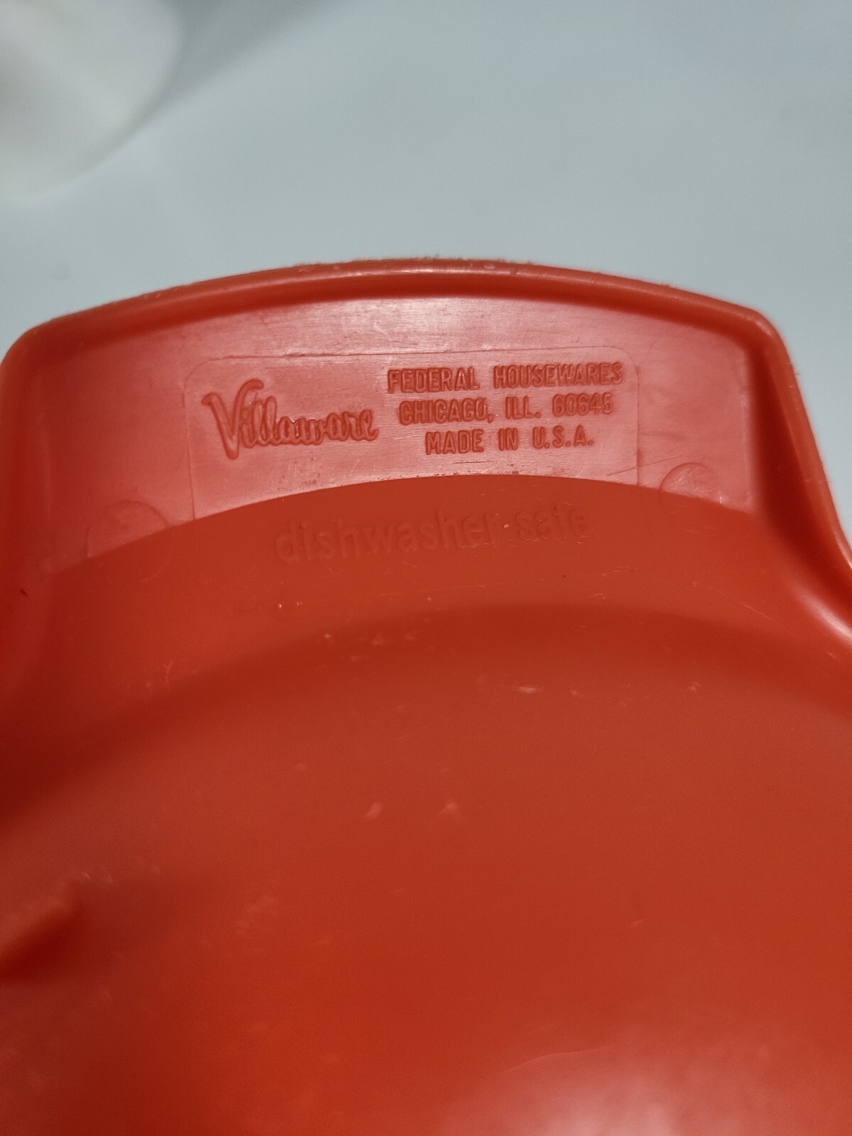 Vtg Retro Villaware Juicer Orange Plastic Kitchen Chicago, IL Made in the USA