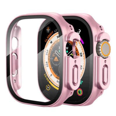 For Apple Watch Ultra 3 2 49mm Full Case Tempered Glass Screen Protector Cover