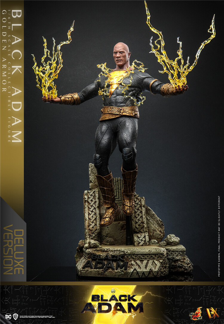 HOTTOYS HT 1/6 DX31 Black Adam Golden Armor Collection HOTTOYS HT 1/6 DX31 Black Adam Golden Armor Collection