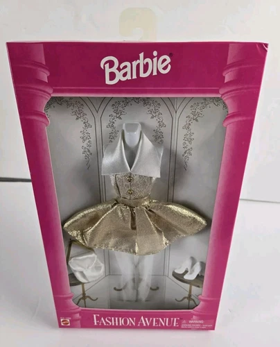 Vtg 1996 Barbie Fashion Avenue "Party" Mattel #15862 White Accessories NIB Fr Sh