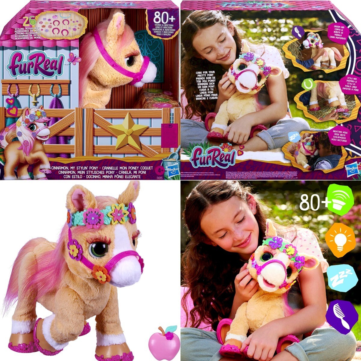 Cinnamon My Stylin Pony Interactive Toy 14 Inch Electronic Pet