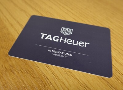 1 x ORIGINAL TAG HEUER PAPIERE GARANTIEKARTE Formula 1 Quarz CAZ1014.BA0842